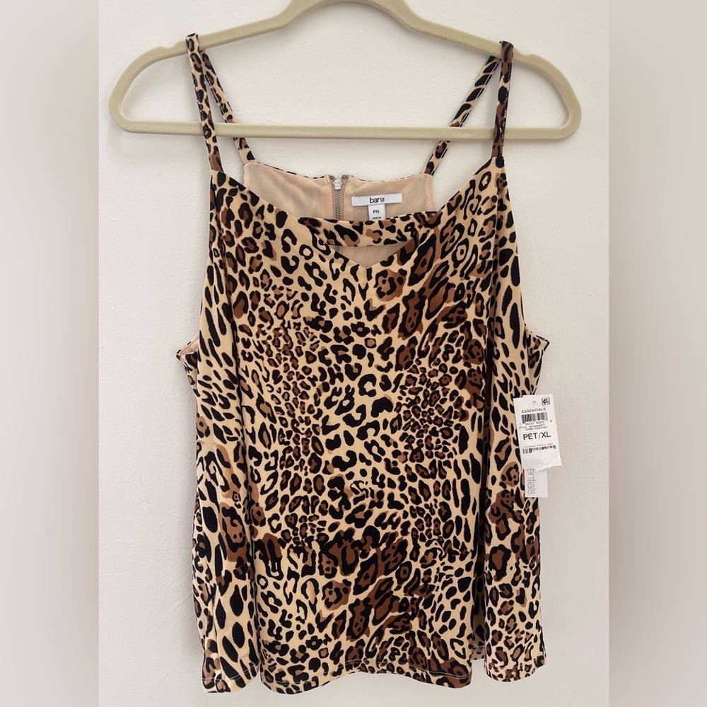 Bar III Animal Print Top